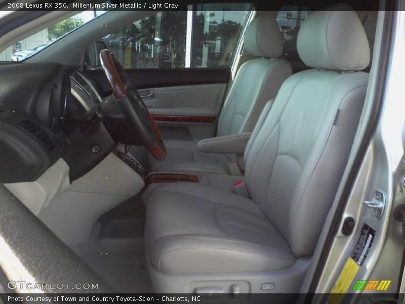 Millenium Silver Metallic / Light Gray 2008 Lexus RX 350