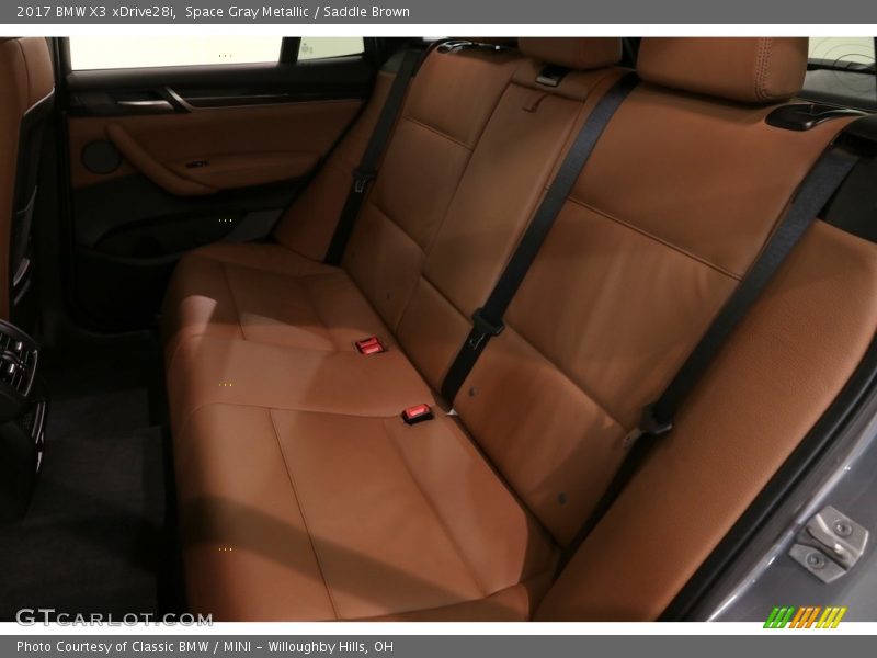Space Gray Metallic / Saddle Brown 2017 BMW X3 xDrive28i