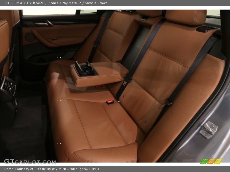 Space Gray Metallic / Saddle Brown 2017 BMW X3 xDrive28i