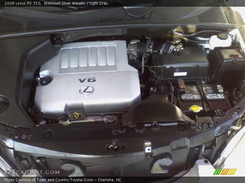 Millenium Silver Metallic / Light Gray 2008 Lexus RX 350