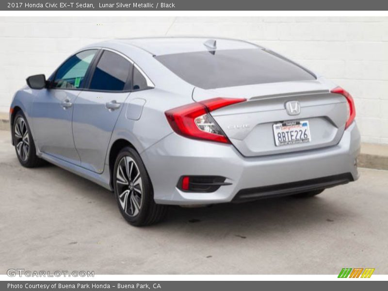 Lunar Silver Metallic / Black 2017 Honda Civic EX-T Sedan