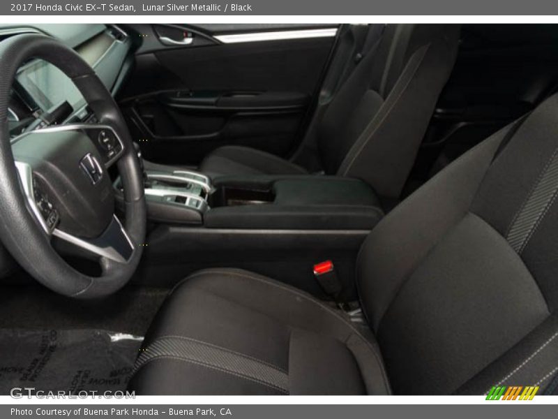 Lunar Silver Metallic / Black 2017 Honda Civic EX-T Sedan