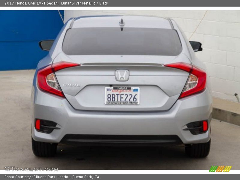 Lunar Silver Metallic / Black 2017 Honda Civic EX-T Sedan