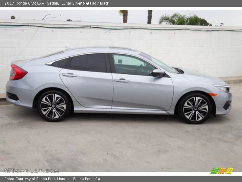 Lunar Silver Metallic / Black 2017 Honda Civic EX-T Sedan
