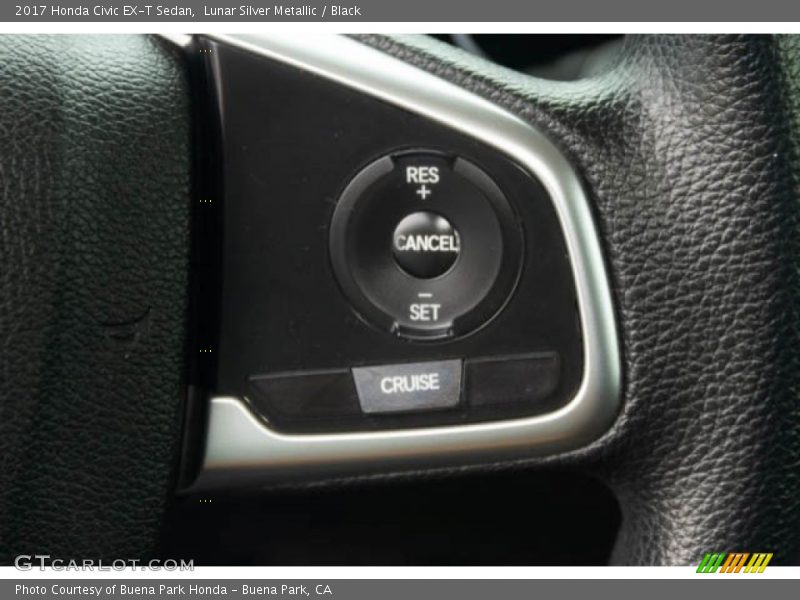 Lunar Silver Metallic / Black 2017 Honda Civic EX-T Sedan
