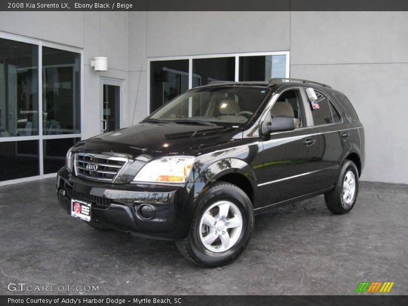Ebony Black / Beige 2008 Kia Sorento LX