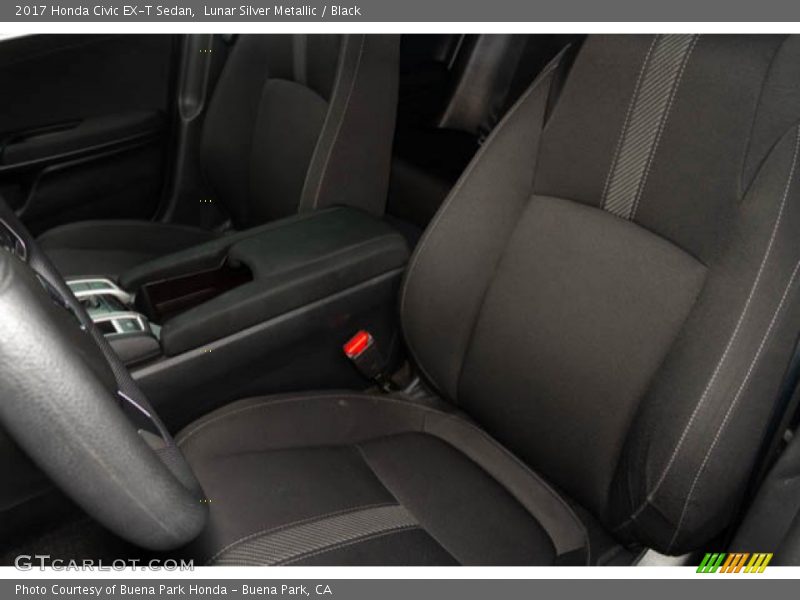 Lunar Silver Metallic / Black 2017 Honda Civic EX-T Sedan