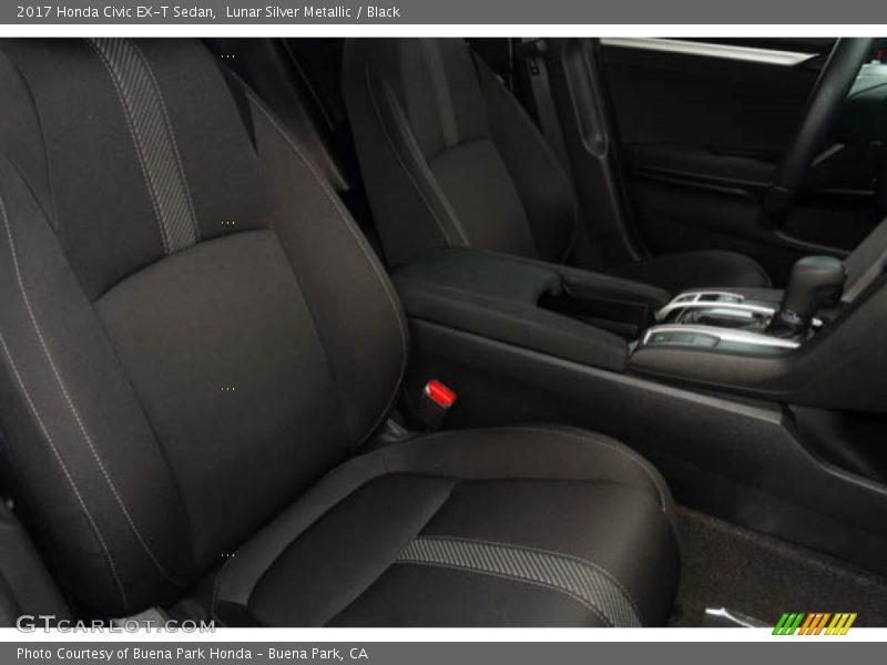 Lunar Silver Metallic / Black 2017 Honda Civic EX-T Sedan