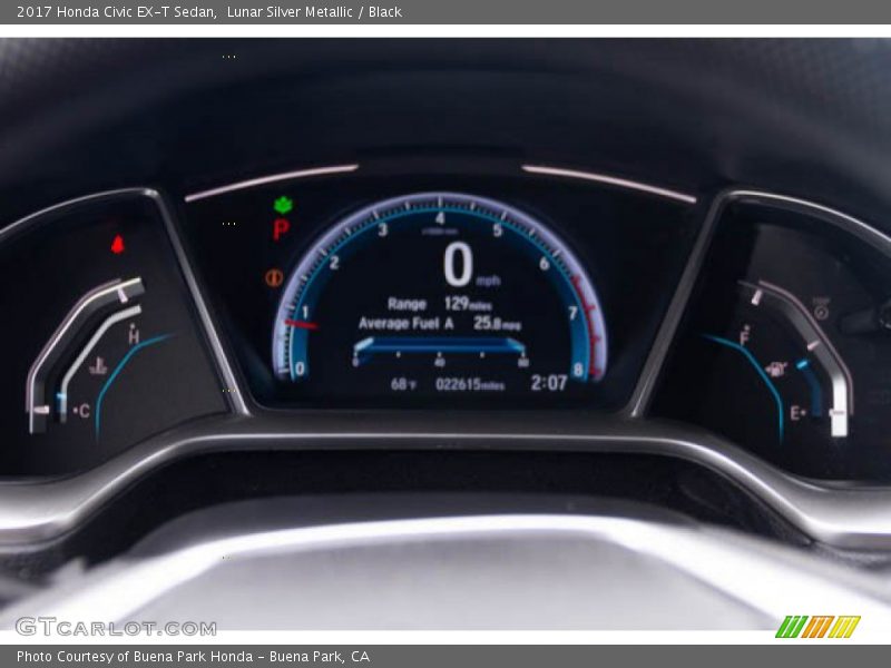 Lunar Silver Metallic / Black 2017 Honda Civic EX-T Sedan