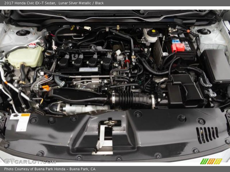 Lunar Silver Metallic / Black 2017 Honda Civic EX-T Sedan