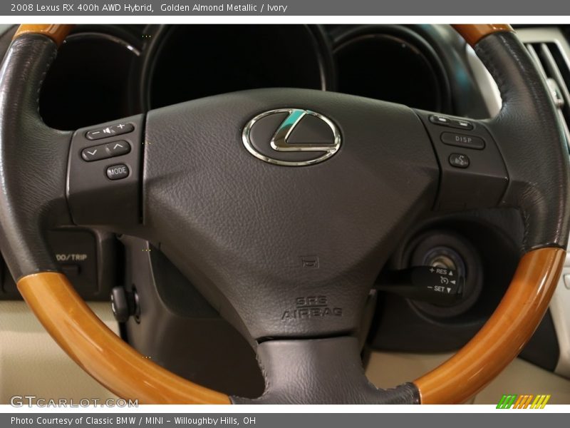 Golden Almond Metallic / Ivory 2008 Lexus RX 400h AWD Hybrid