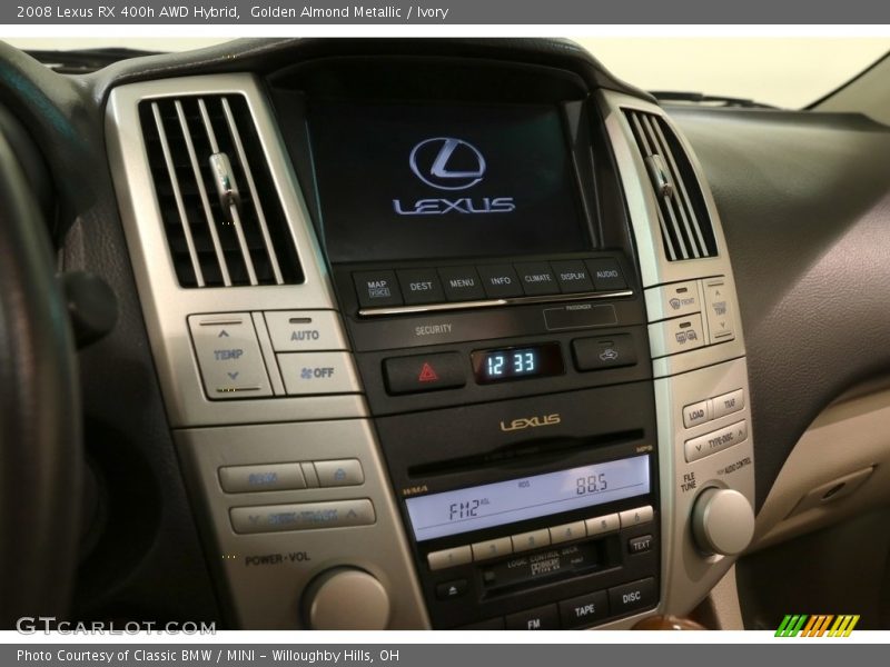 Golden Almond Metallic / Ivory 2008 Lexus RX 400h AWD Hybrid