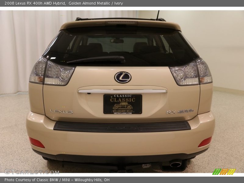 Golden Almond Metallic / Ivory 2008 Lexus RX 400h AWD Hybrid
