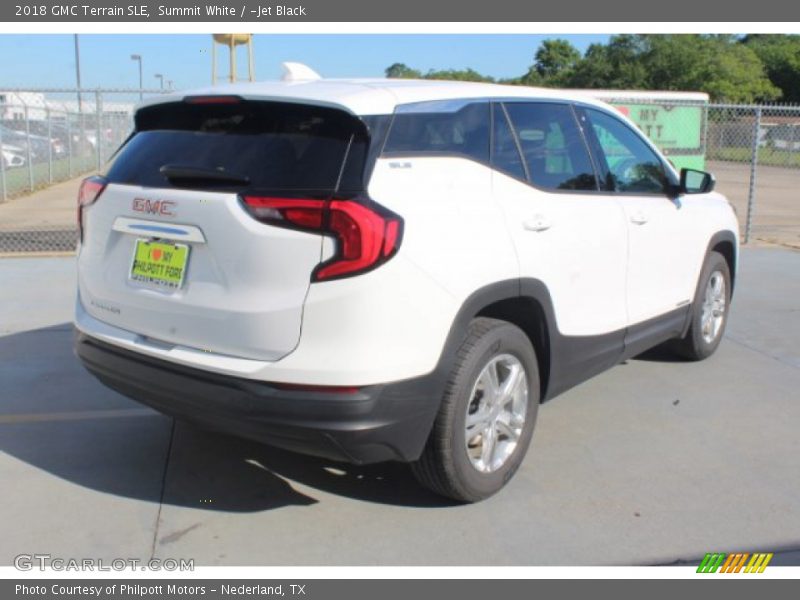 Summit White / ­Jet Black 2018 GMC Terrain SLE