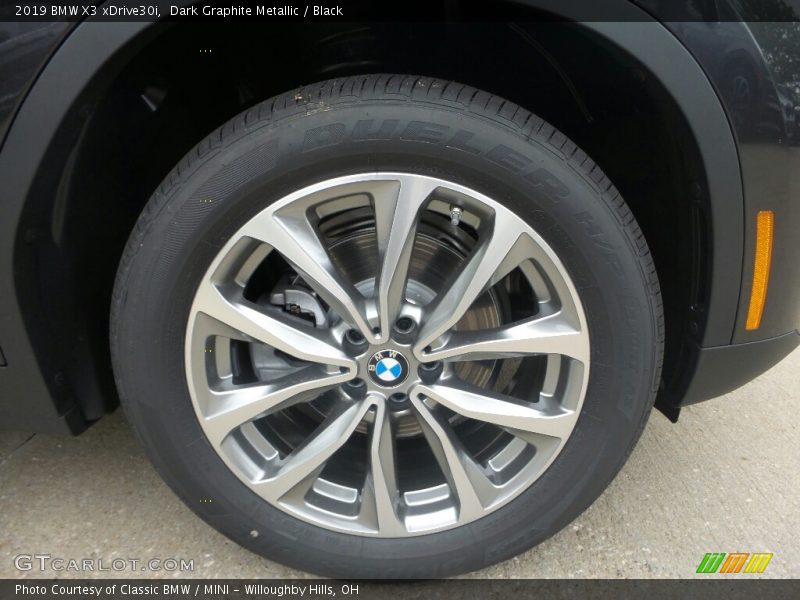 Dark Graphite Metallic / Black 2019 BMW X3 xDrive30i