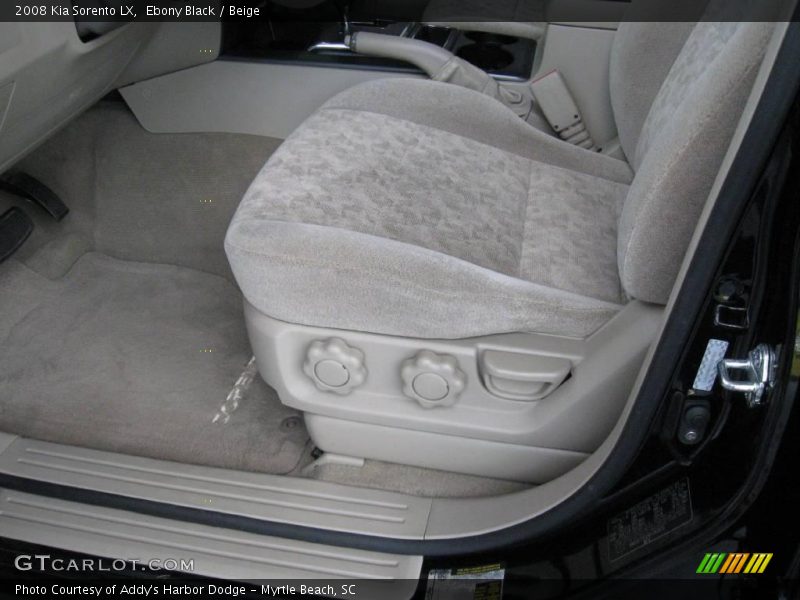 Ebony Black / Beige 2008 Kia Sorento LX