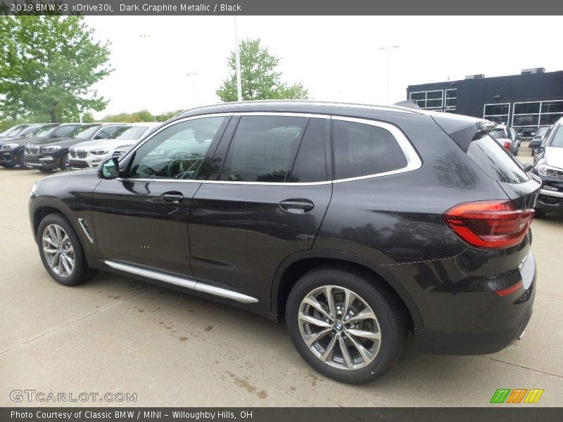 Dark Graphite Metallic / Black 2019 BMW X3 xDrive30i