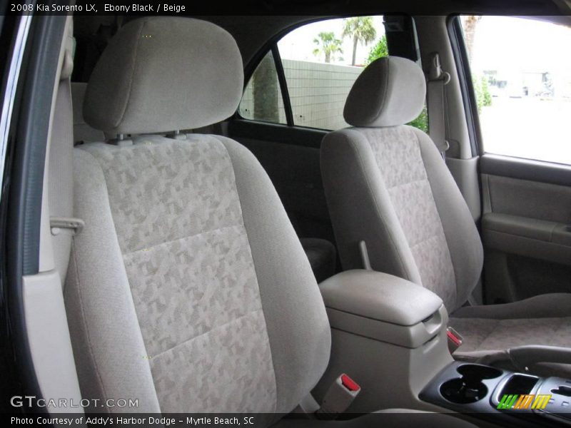 Ebony Black / Beige 2008 Kia Sorento LX