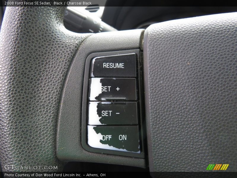 Black / Charcoal Black 2008 Ford Focus SE Sedan