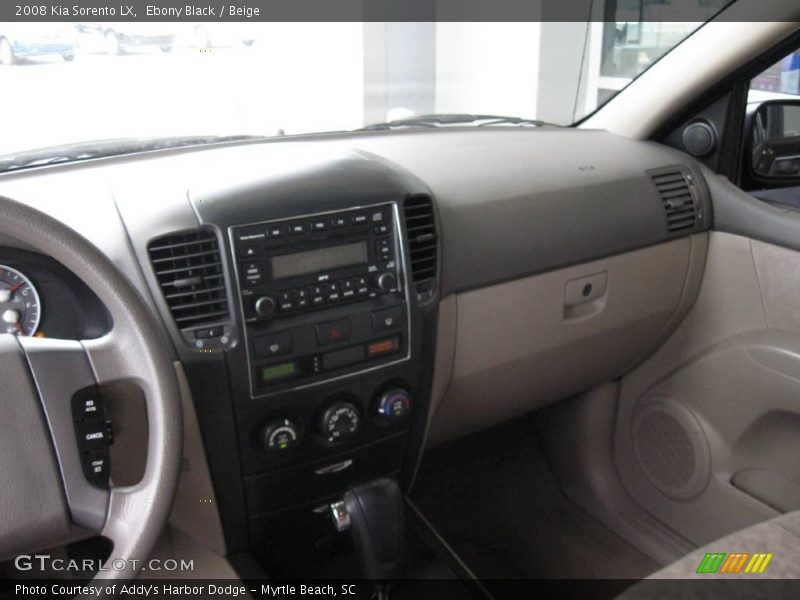 Ebony Black / Beige 2008 Kia Sorento LX