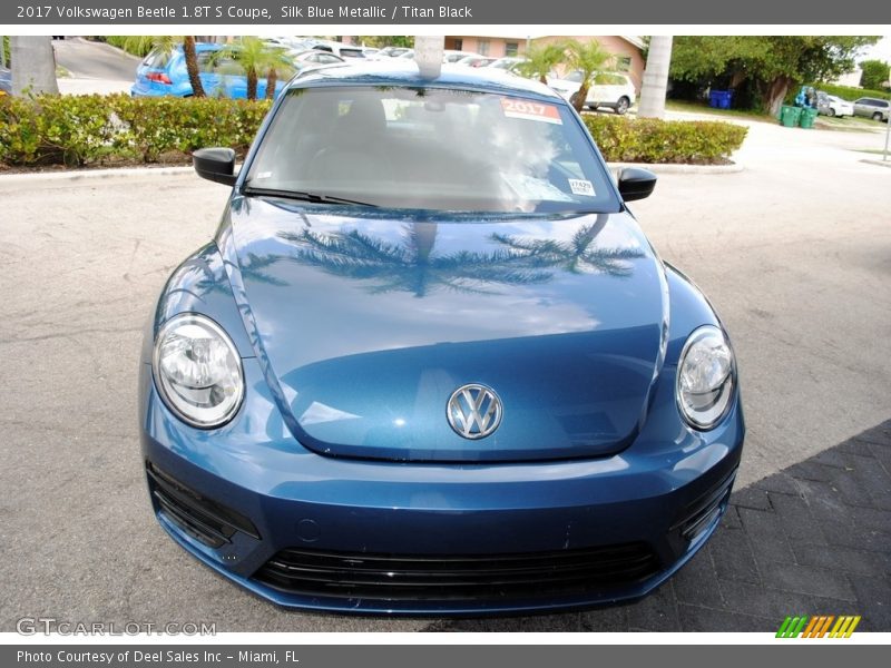 Silk Blue Metallic / Titan Black 2017 Volkswagen Beetle 1.8T S Coupe