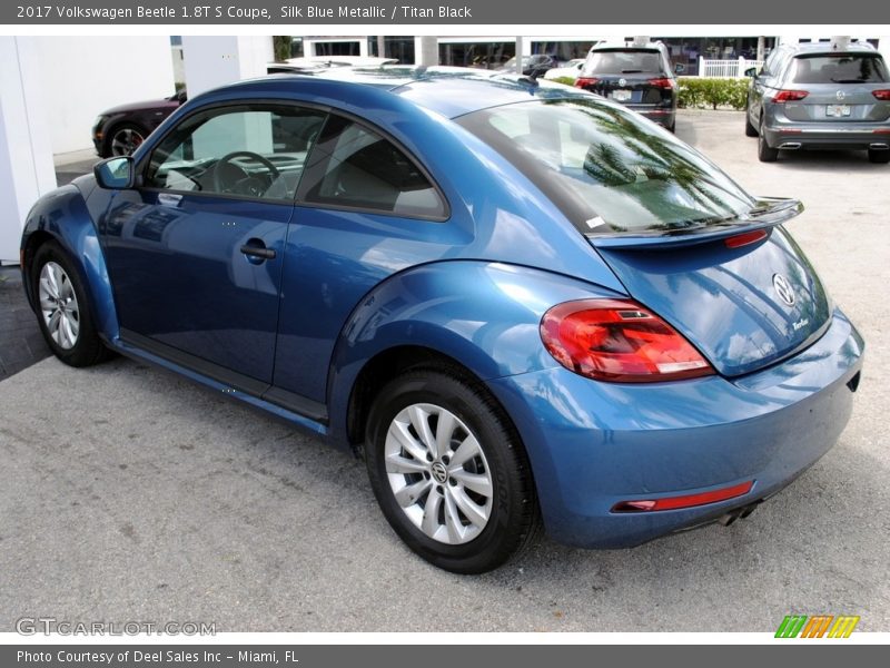 Silk Blue Metallic / Titan Black 2017 Volkswagen Beetle 1.8T S Coupe