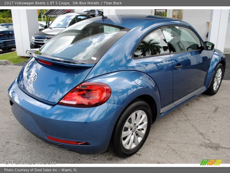 Silk Blue Metallic / Titan Black 2017 Volkswagen Beetle 1.8T S Coupe