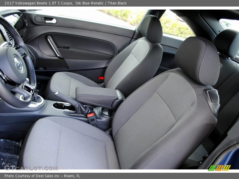 Silk Blue Metallic / Titan Black 2017 Volkswagen Beetle 1.8T S Coupe