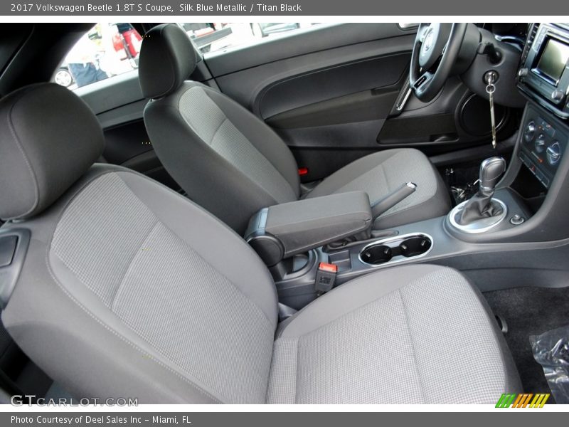 Silk Blue Metallic / Titan Black 2017 Volkswagen Beetle 1.8T S Coupe