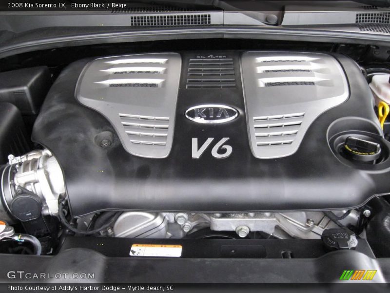 Ebony Black / Beige 2008 Kia Sorento LX