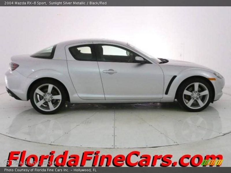 Sunlight Silver Metallic / Black/Red 2004 Mazda RX-8 Sport