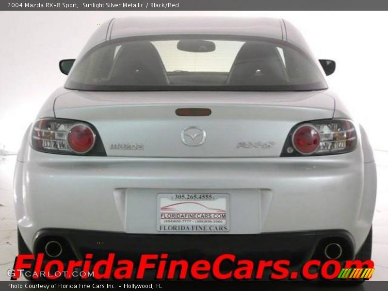 Sunlight Silver Metallic / Black/Red 2004 Mazda RX-8 Sport