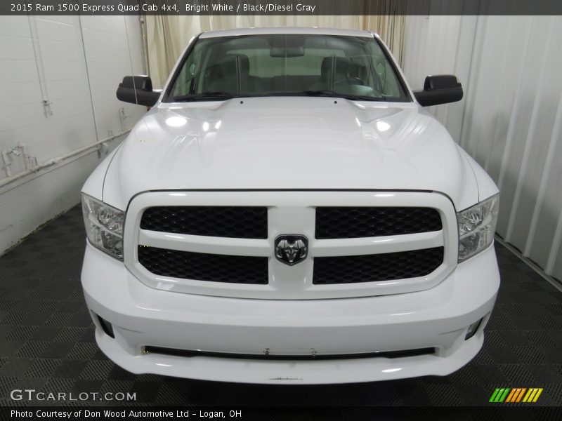 Bright White / Black/Diesel Gray 2015 Ram 1500 Express Quad Cab 4x4