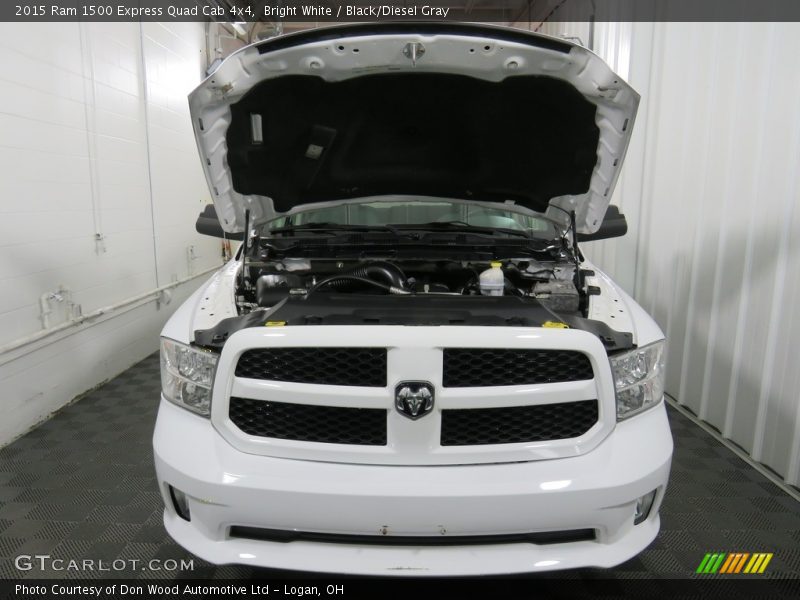 Bright White / Black/Diesel Gray 2015 Ram 1500 Express Quad Cab 4x4