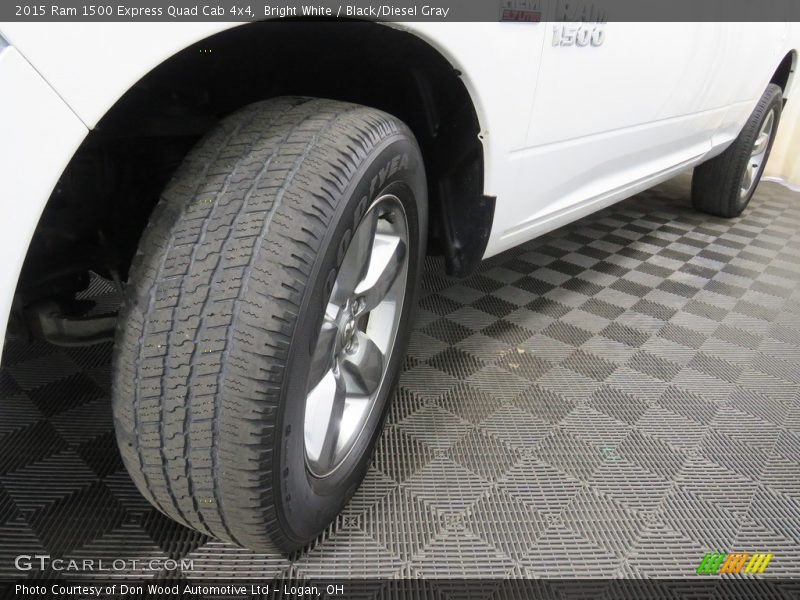 Bright White / Black/Diesel Gray 2015 Ram 1500 Express Quad Cab 4x4