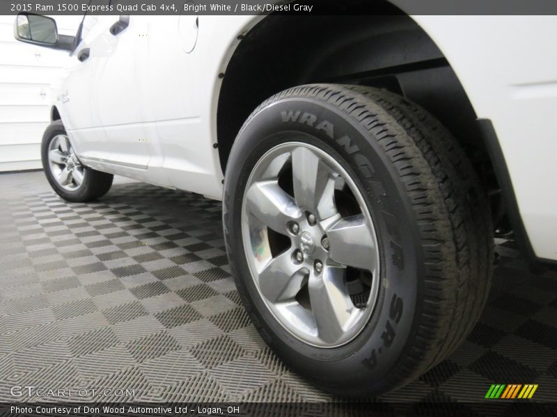 Bright White / Black/Diesel Gray 2015 Ram 1500 Express Quad Cab 4x4