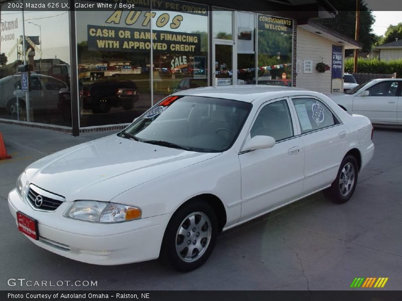 Glacier White / Beige 2002 Mazda 626 LX