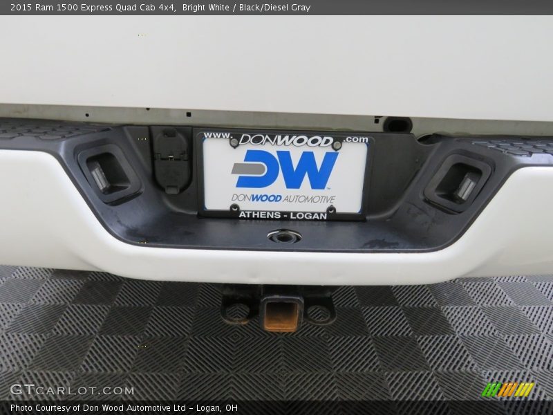 Bright White / Black/Diesel Gray 2015 Ram 1500 Express Quad Cab 4x4