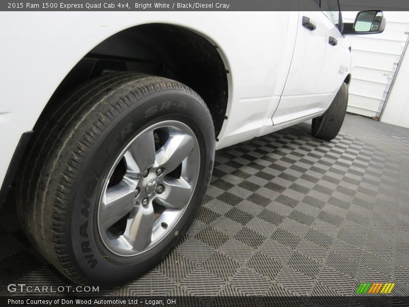 Bright White / Black/Diesel Gray 2015 Ram 1500 Express Quad Cab 4x4