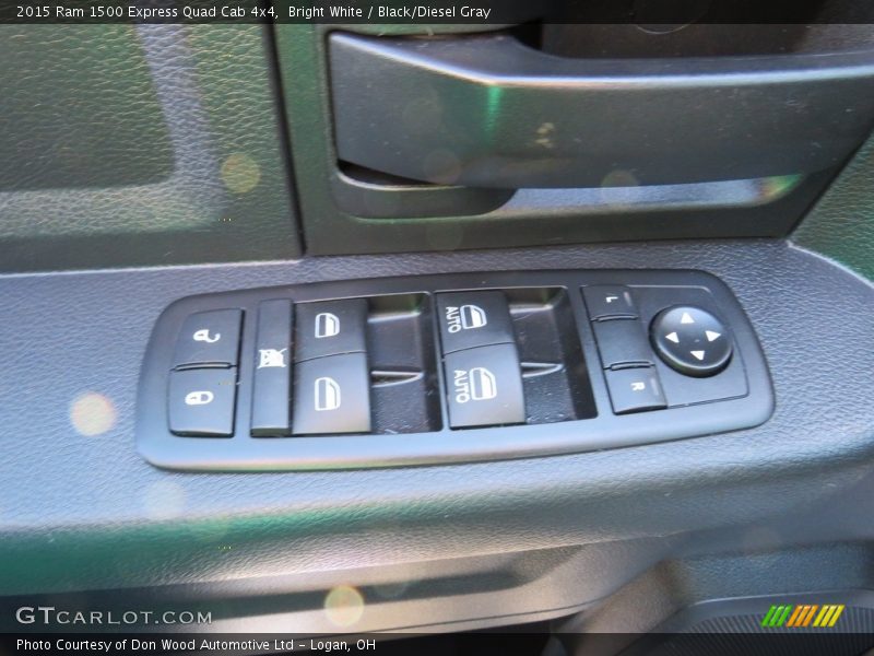 Bright White / Black/Diesel Gray 2015 Ram 1500 Express Quad Cab 4x4