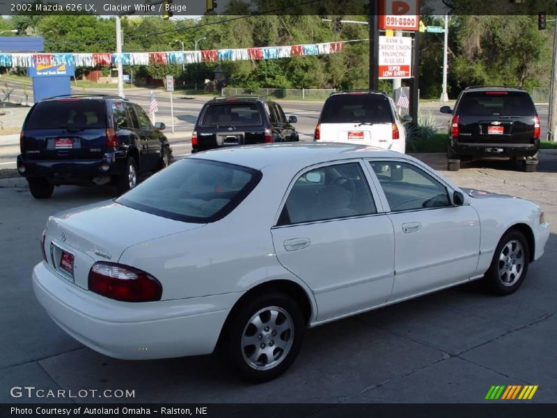 Glacier White / Beige 2002 Mazda 626 LX