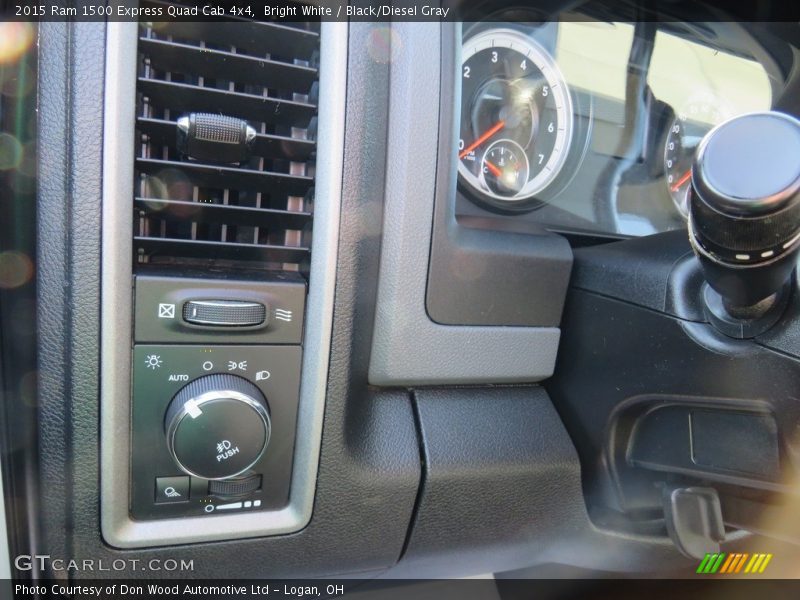 Bright White / Black/Diesel Gray 2015 Ram 1500 Express Quad Cab 4x4