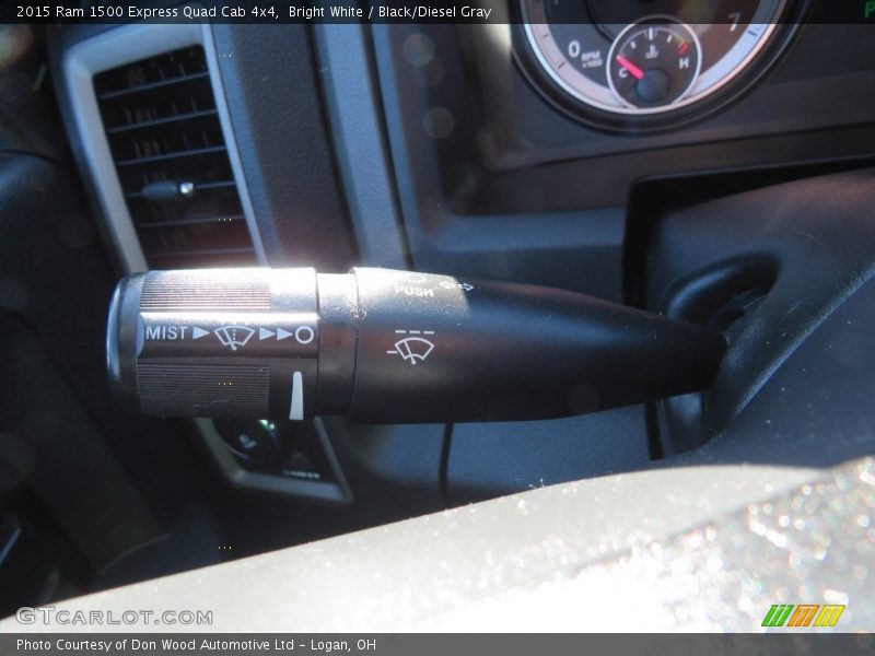 Bright White / Black/Diesel Gray 2015 Ram 1500 Express Quad Cab 4x4