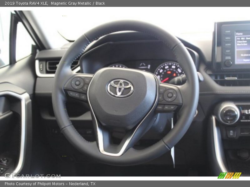 Magnetic Gray Metallic / Black 2019 Toyota RAV4 XLE