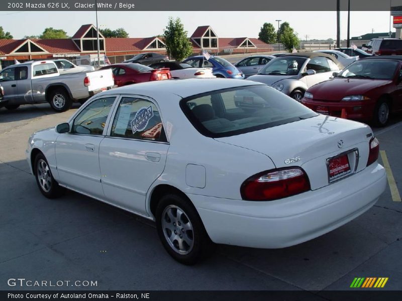 Glacier White / Beige 2002 Mazda 626 LX