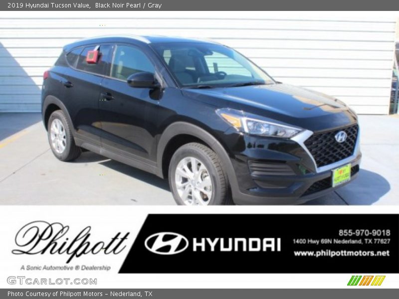 Black Noir Pearl / Gray 2019 Hyundai Tucson Value