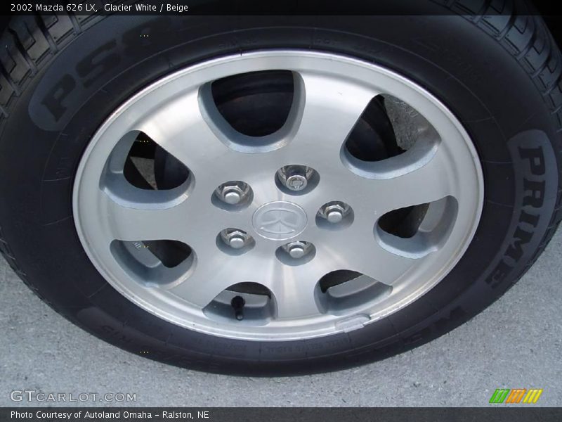 Glacier White / Beige 2002 Mazda 626 LX