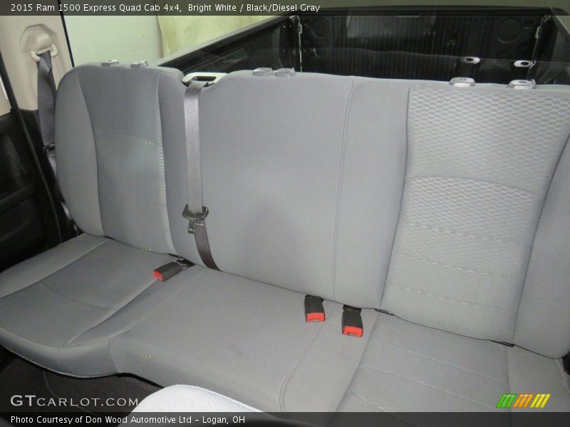 Bright White / Black/Diesel Gray 2015 Ram 1500 Express Quad Cab 4x4