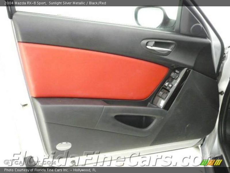 Sunlight Silver Metallic / Black/Red 2004 Mazda RX-8 Sport