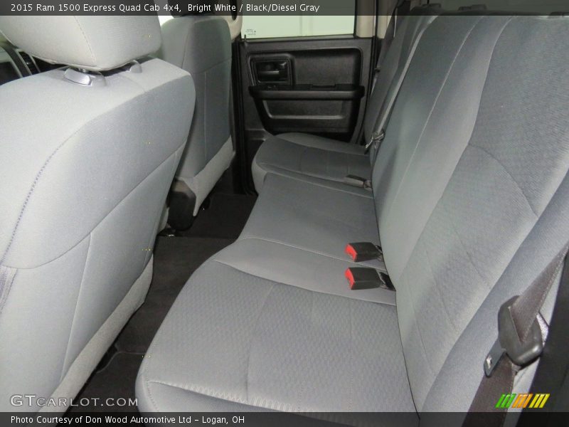Bright White / Black/Diesel Gray 2015 Ram 1500 Express Quad Cab 4x4